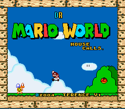 Dr. Mario World - House Calls Title Screen